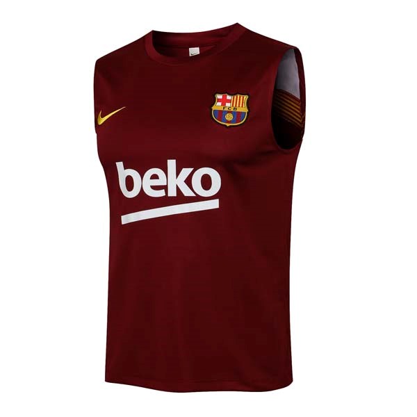 Maillot Barcelona Sans Manches 2022 Rouge